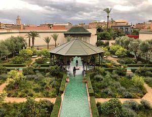 Le Jardin Secret, i Giardini Segreti, una delle "perle", nella storica e antica Città Imperiale di Marrakech - Marocco. Uno stupendo giardino