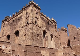 La Kasbah di Telouet, venne edificata agli inizi del XX Secolo, all’ordine di El Hadj Thami, il pascià Thami El Glaoui.