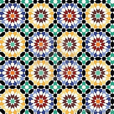 Marocco e zellij - Il kassar, è l'artigiano incaricato di tagliare le piastrelle in tessere