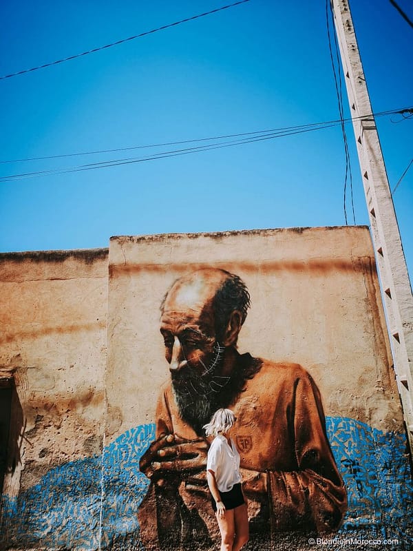 Fantastico murales di Tameslouhte - Marocco