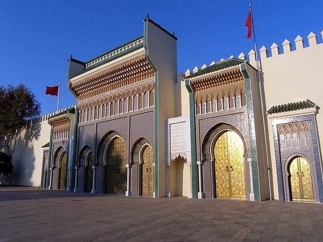 Bellissimo Palazzo Reale di Fes nel Regno del Marocco
