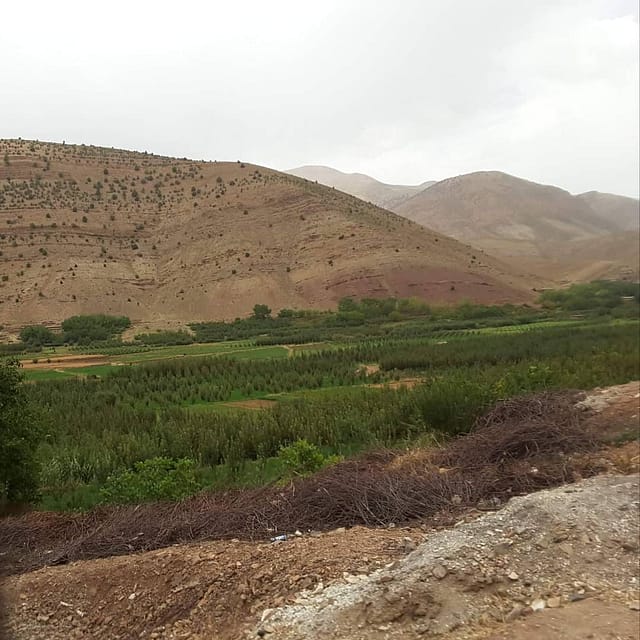la stupenda vista sulla vallata di Happy Valley - Marocco2